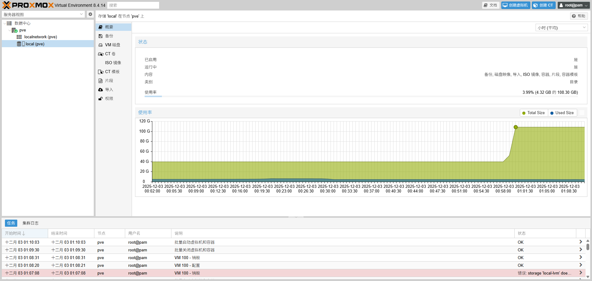 Proxmox VE（PVE）基础教学③：Proxmox删除 local-lvm合并至 local分区
